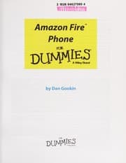 Tapa de Amazon fire phone for dummies