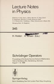 Tapa de Schrodinger operators