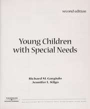 Tapa de Young children with special needs