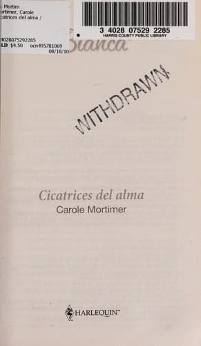Tapa de Cicatrices del alma
