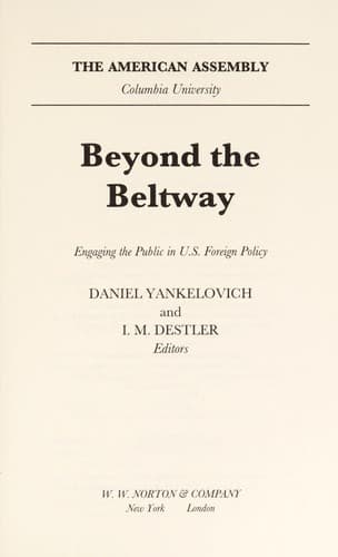 Tapa de Beyond the beltway