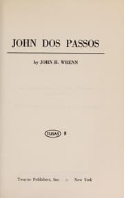 Tapa de John Dos Passos