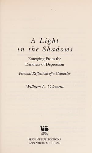 Tapa de A light in the shadows