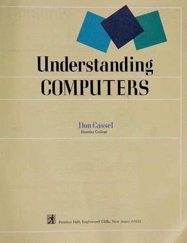 Tapa de Understanding computers