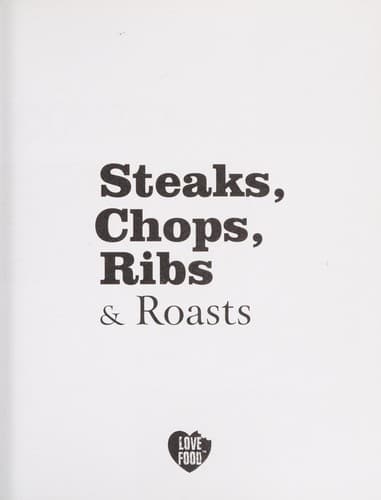 Tapa de Steaks, chops, ribs & roast (pbk)