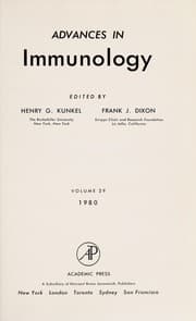 Tapa de Advances in immunology