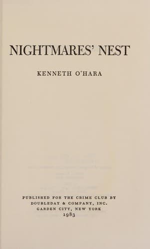 Tapa de Nightmares' nest