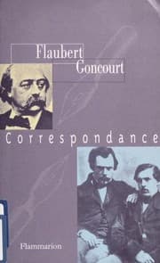 Tapa de Gustave Flaubert-les Goncourt, correspondance
