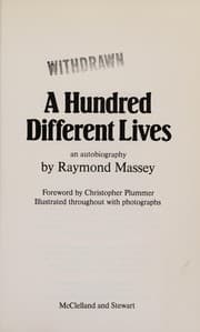 Tapa de A hundred different lives