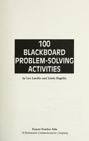Tapa de 100 blackboard problem-solving activities