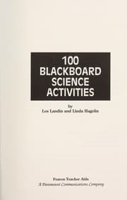 Tapa de 100 blackboard science activities