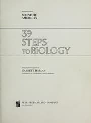 Tapa de 39 steps to biology: readings from Scientific American