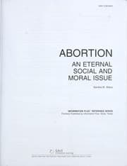 Tapa de Abortion : an eternal social and moral issue