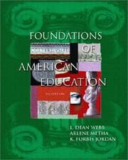 Tapa de Foundations of American education