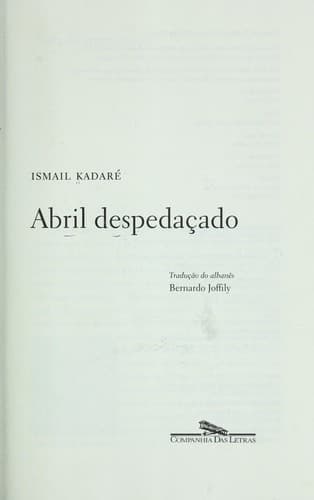 Tapa de Abril despedaçado