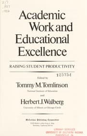 Tapa de Academic work and educational excellence