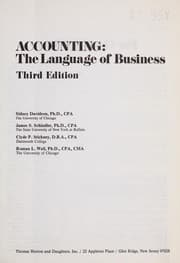 Tapa de Accounting : the language of business