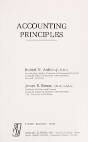 Tapa de Accounting principles