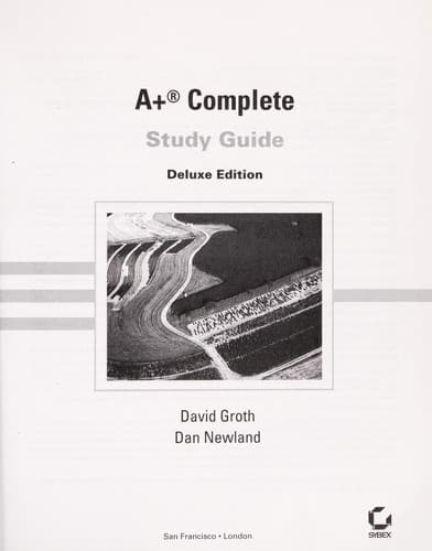 Tapa de A+ complete study guide