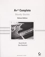 Tapa de A+ complete study guide