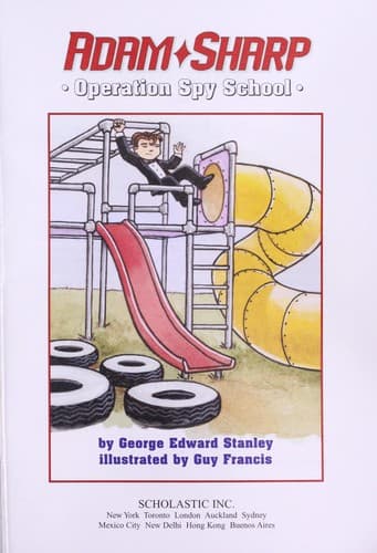 Tapa de Adam Sharp (Operation Spy School #4)