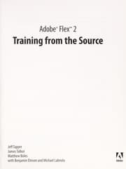 Tapa de Adobe Flex 2 : training from the source