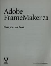 Tapa de Adobe Framemaker 9.