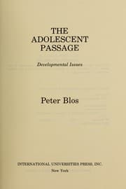 Tapa de The adolescent passage : developmental issues