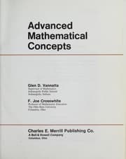 Tapa de Advanced mathematical concepts