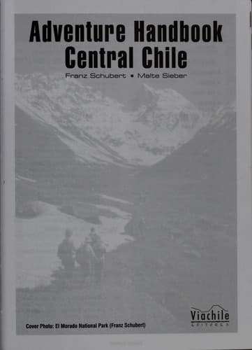 Tapa de Adventure handbook central Chile