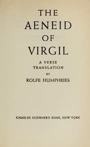 Tapa de Aeneid of virgil