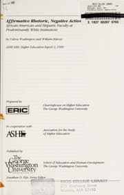 Tapa de Affirmative rhetoric, negative action