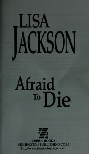 Tapa de Afraid to die