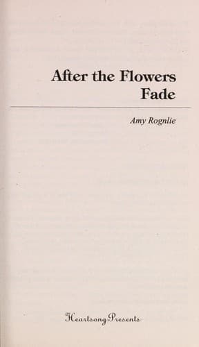 Tapa de After the Flowers Fade