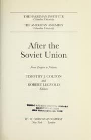 Tapa de After the Soviet Union