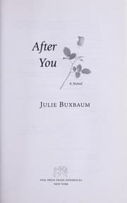 Tapa de After you : a novel