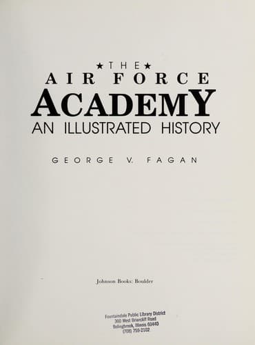 Tapa de The Air Force Academy