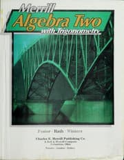 Tapa de Merrill algebra two with trigonometry