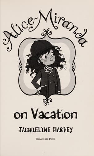Tapa de Alice-Miranda on vacation
