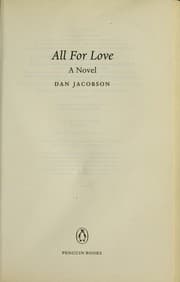 Tapa de All for love