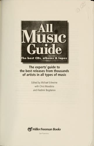 Tapa de All music guide