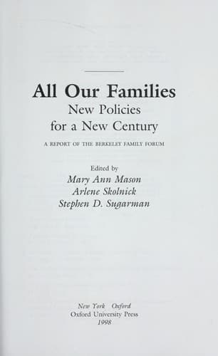 Tapa de All our families