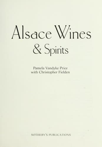 Tapa de Alsace wines & spirits