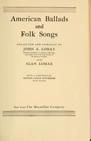 Tapa de American ballads and folk songs