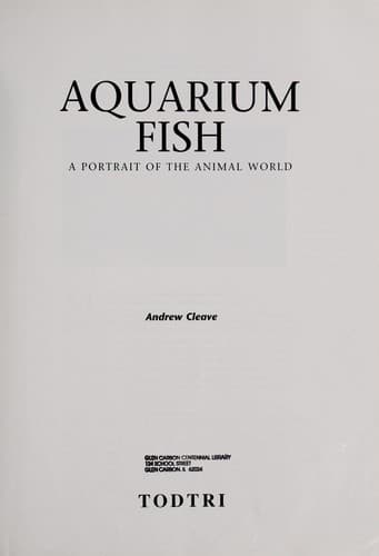 Tapa de Aquarium Fish.