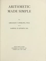 Tapa de Arithmetic made simple