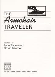 Tapa de The Armchair Traveler