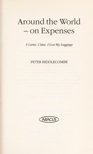 Tapa de Around the World on Expenses