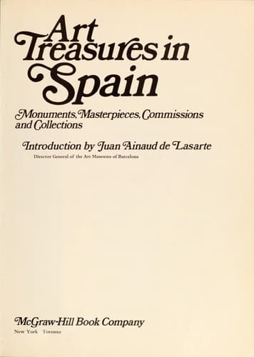 Tapa de Art treasures in Spain