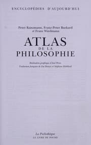 Tapa de Atlas de la philosophie